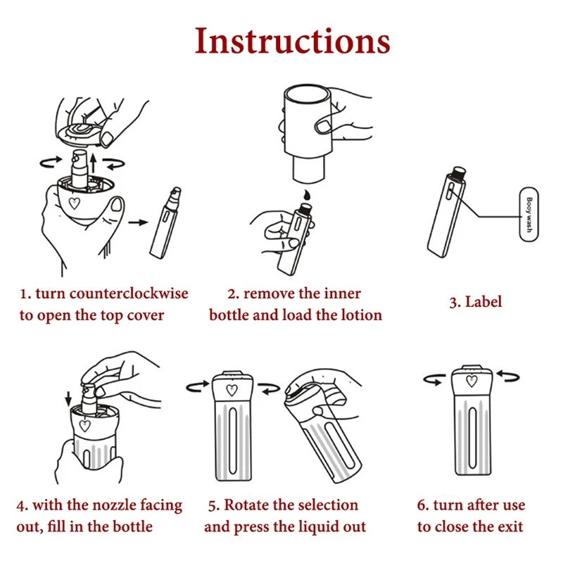Dispensador De Viaje Portatil 4 En 1 🛫 - Lleva contigo lo que necesites a donde sea!