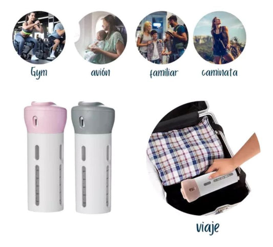 Dispensador De Viaje Portatil 4 En 1 🛫 - Lleva contigo lo que necesites a donde sea!